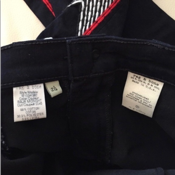 Rag&Bone Raja Black Red White Boho Celebrity Blogger Embroidered Jeans 24 - Picture 6 of 8